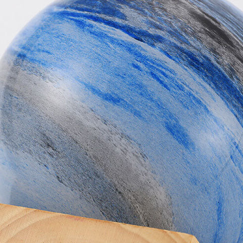 Applique Murale en Verre et Bois Nordic Creative Planet à 1 Lumière 