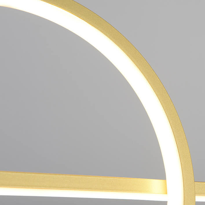 Modern Luxury Long Strip Round Globe Design LED Island Light Chandelier