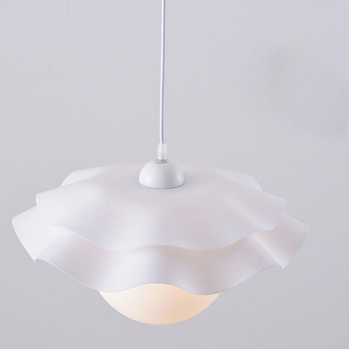 Lámpara colgante nórdica simple con forma de flor acrílica de 1 luz 