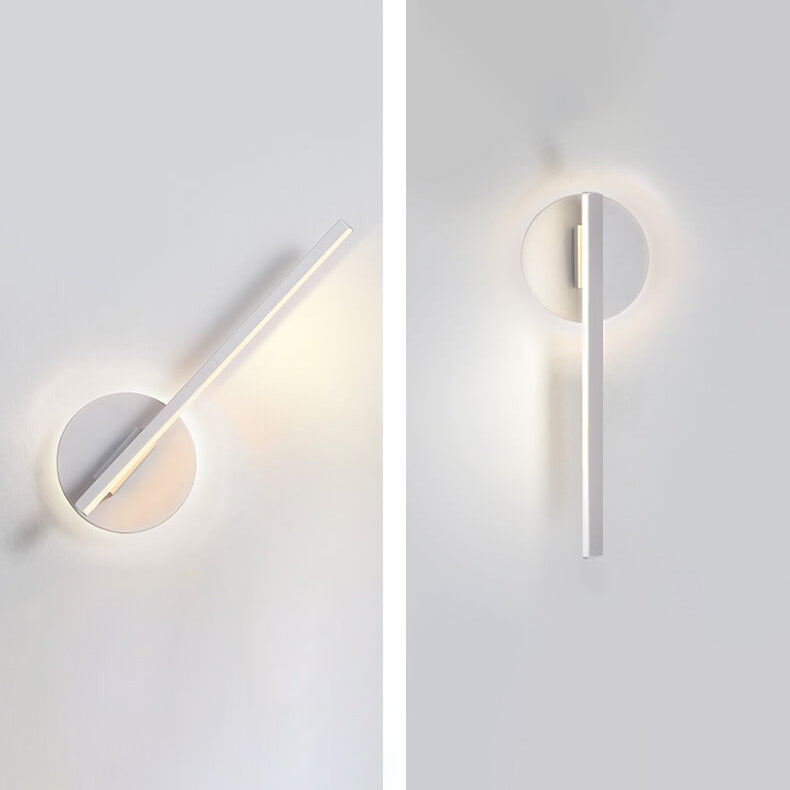 Modern Creative Strip Round Bottom LED Wall Sconce Lamp