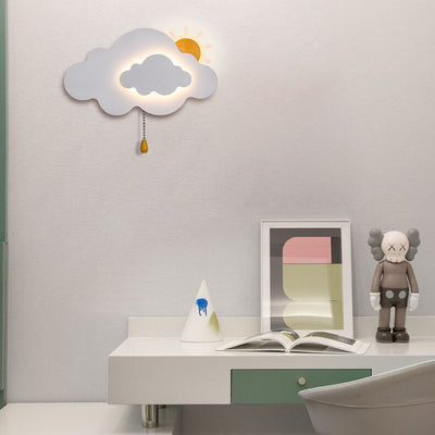 Modern Minimalist Cloud Iron LED Wall Sconce Lamp