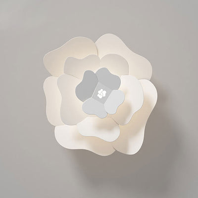 Creative Simple Three-layer Petal Overlap Design LED Flush Mount Light