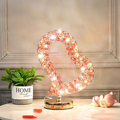 Modern Light Luxury Creative Pattern Crystal 1-Light Tischlampe 