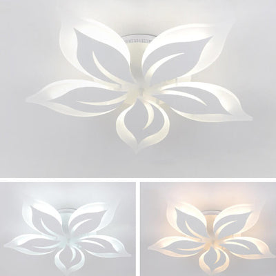 Modern Creative Bauhinia Flower Acrylic LED Flush Mount Ceiling Light