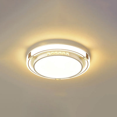 Modern Luxury Rectangular/Square/Round Crystal Decorative LED Flush Mount Ceiling Light