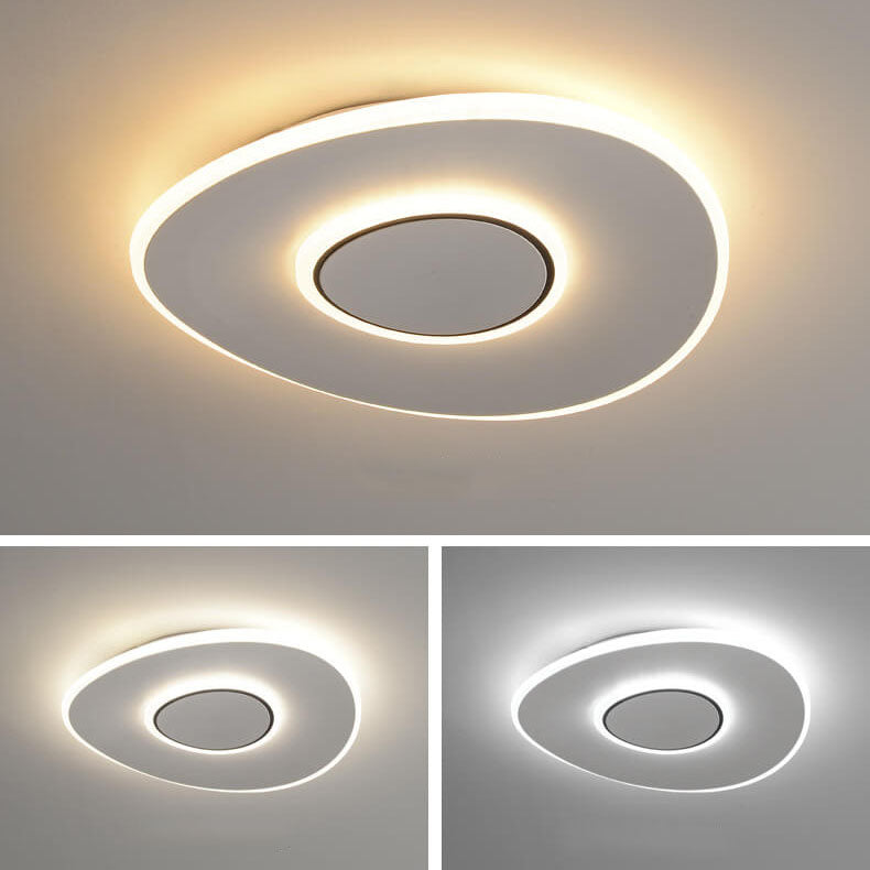 Modern Minimalist Square Round Ultra-Thin LED Flush Mount Ceiling Light