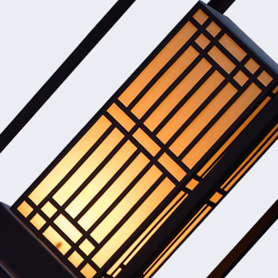 Luz exterior para jardín de césped impermeable con LED solar de mármol de acero inoxidable retro moderno 