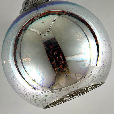 Modern Creative 3D Colorful Fireworks Glass Dome 2/3 Light Island Light Chandelier