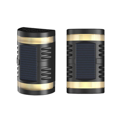 Lampe d'applique murale LED de décoration lumineuse extérieure de demi-cylindre d'induction solaire 