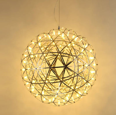 Modern Globe 12 Light LED Firework Pendant Light