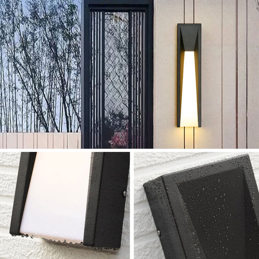 Waterproof Simple Strip Design LED Outdoor Wall Sconce Lamp