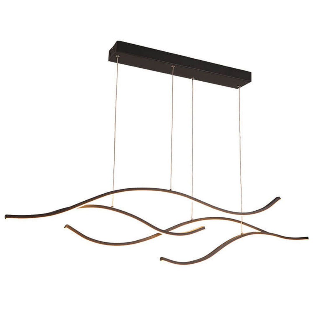 Nordic Kreative Long Line Island Light LED Kunst Kronleuchter 