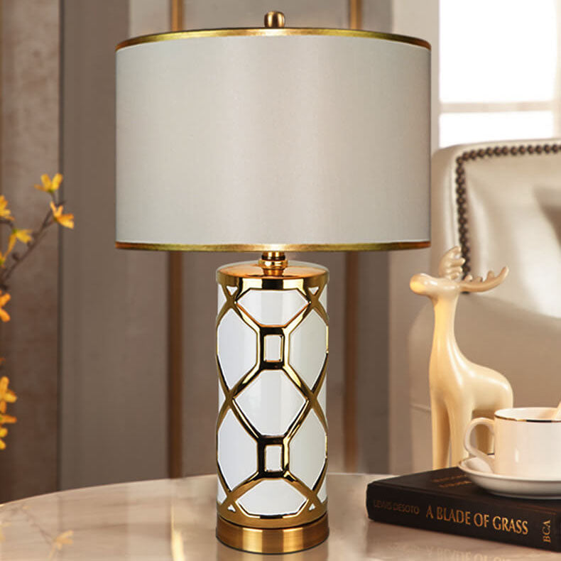 Nordic Light Luxus-Keramik-Tischlampe mit 1 Leuchte