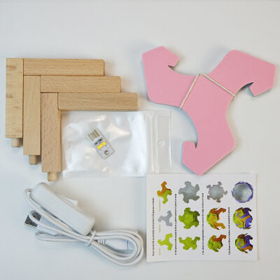 DIY Mondlampe LED Nachtlicht USB Dekorative Tischlampe 