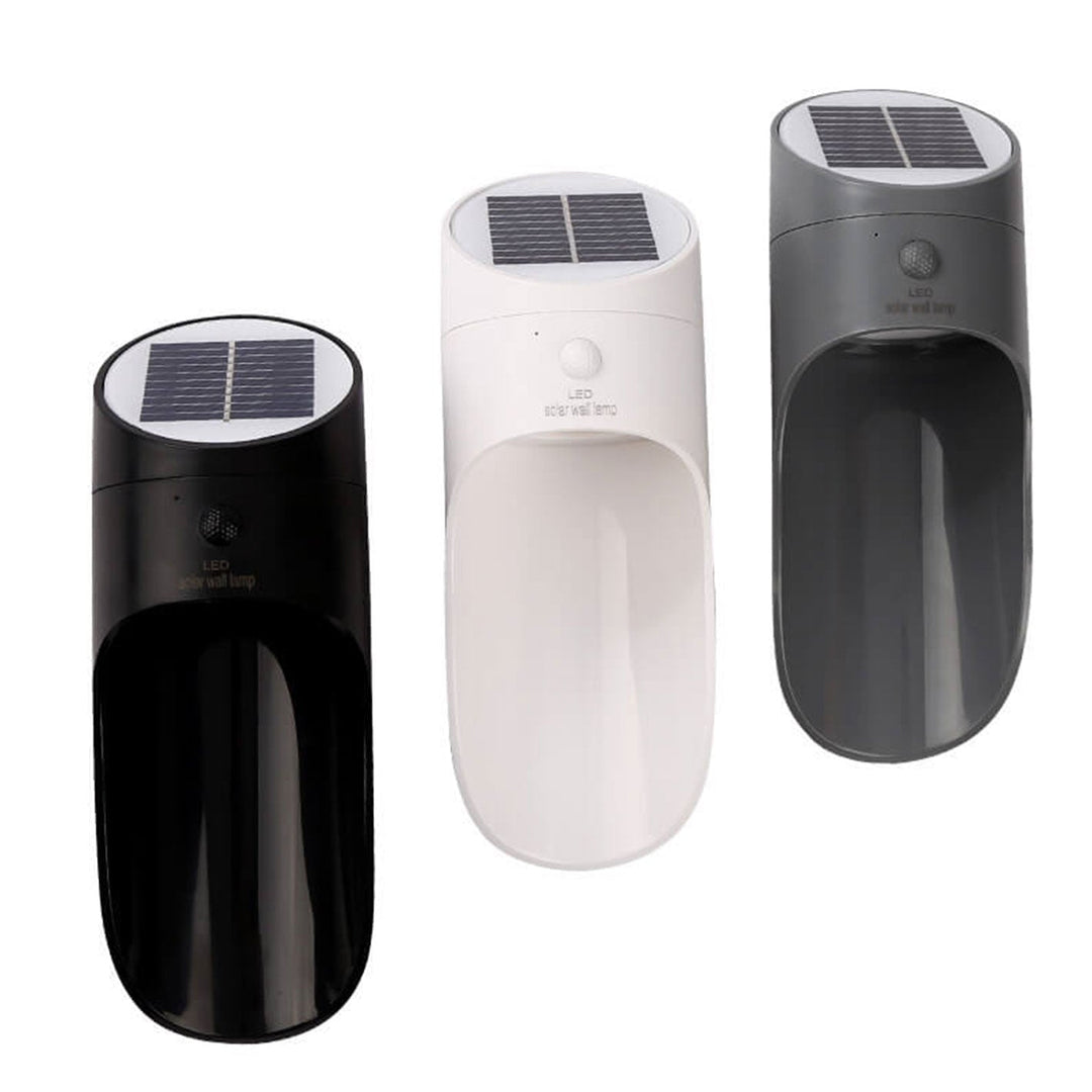 Lampe murale étanche à capteur créatif LED solaire 