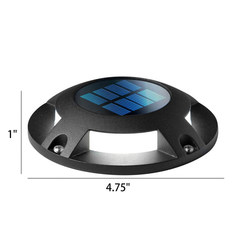 ضوء LED دائري للطاقة الشمسية للحديقة والمناظر الطبيعية 
