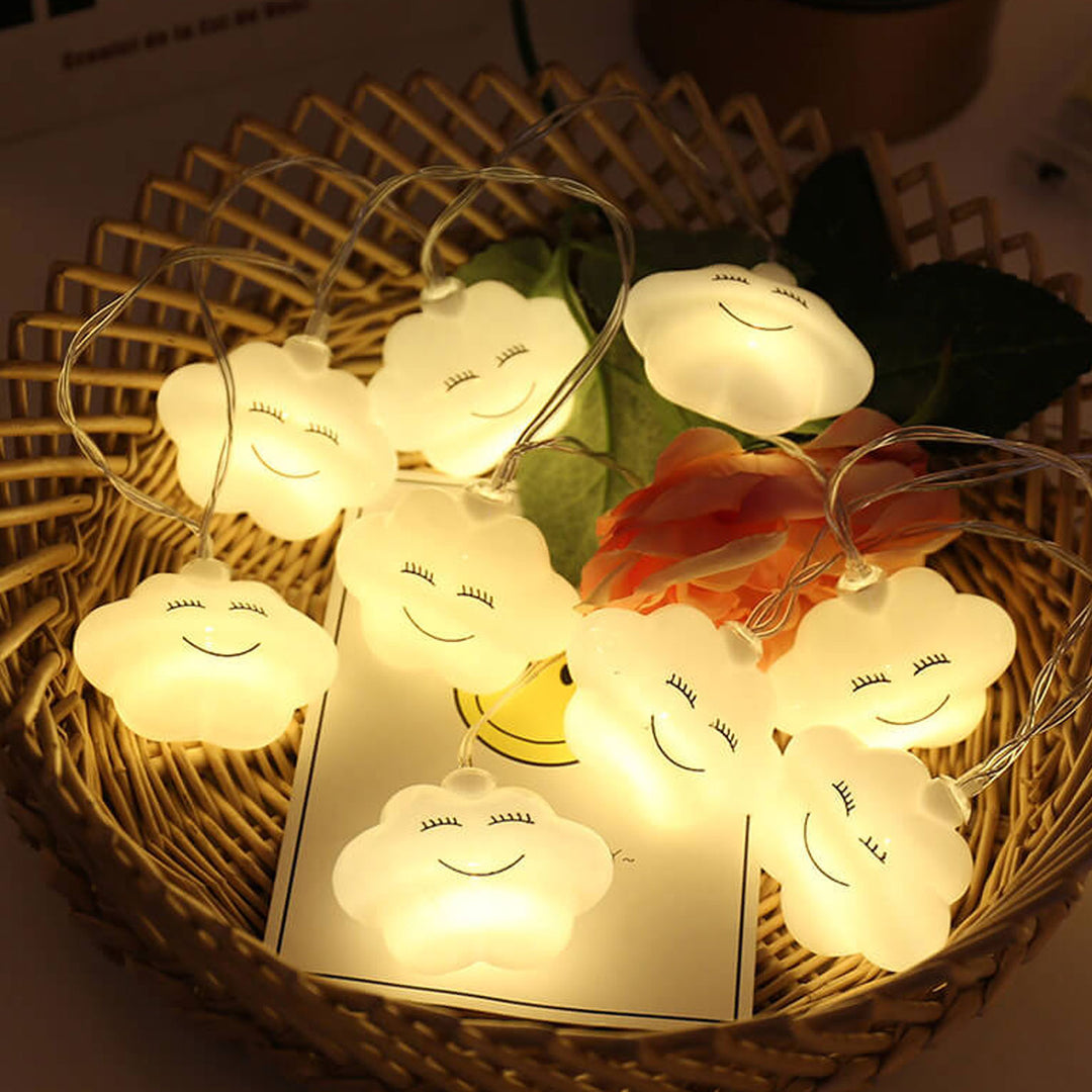 Luz de cadena de batería LED de 10/20 luces para decoración festiva interior 