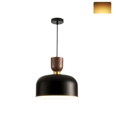 Nordic Minimalist Aluminum Dome 1-Light Pendant Light