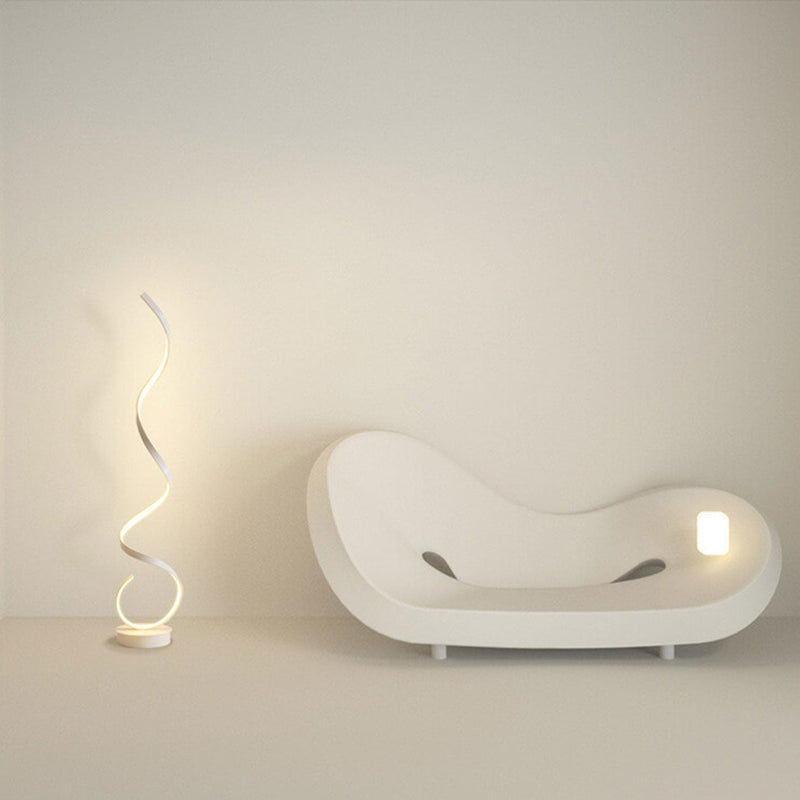 Modern Creative Twisted Line LED Standing Floor Lamp