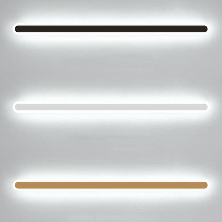 Modern Minimalist Long Bar Iron Acrylic LED Wall Sconce Lamp