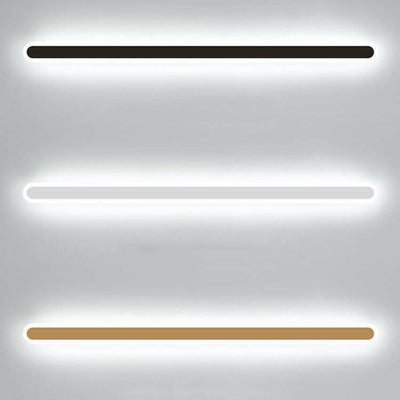 Modern Minimalist Long Bar Iron Acrylic LED Wall Sconce Lamp