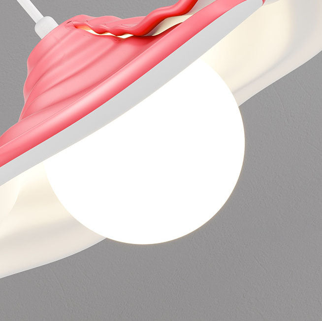 ضوء قلادة LED بتصميم إبداعي نورديك من الحديد PE على شكل ورقة لوتس 