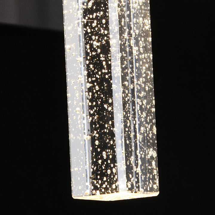 Modern Minimalist Bubble Crystal Square LED Outdoor Waterproof Wall Sconce Lamp For Outdoor Patio