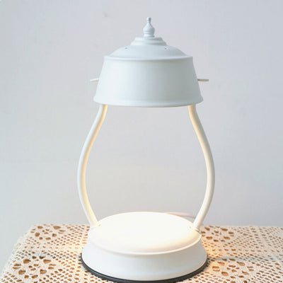 Retro Light Luxury Metal Lantern Melting Wax Table Lamp