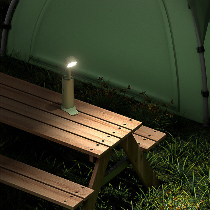 Kreative kleine einziehbare Powerbank Taschenlampe LED Tischlampe 
