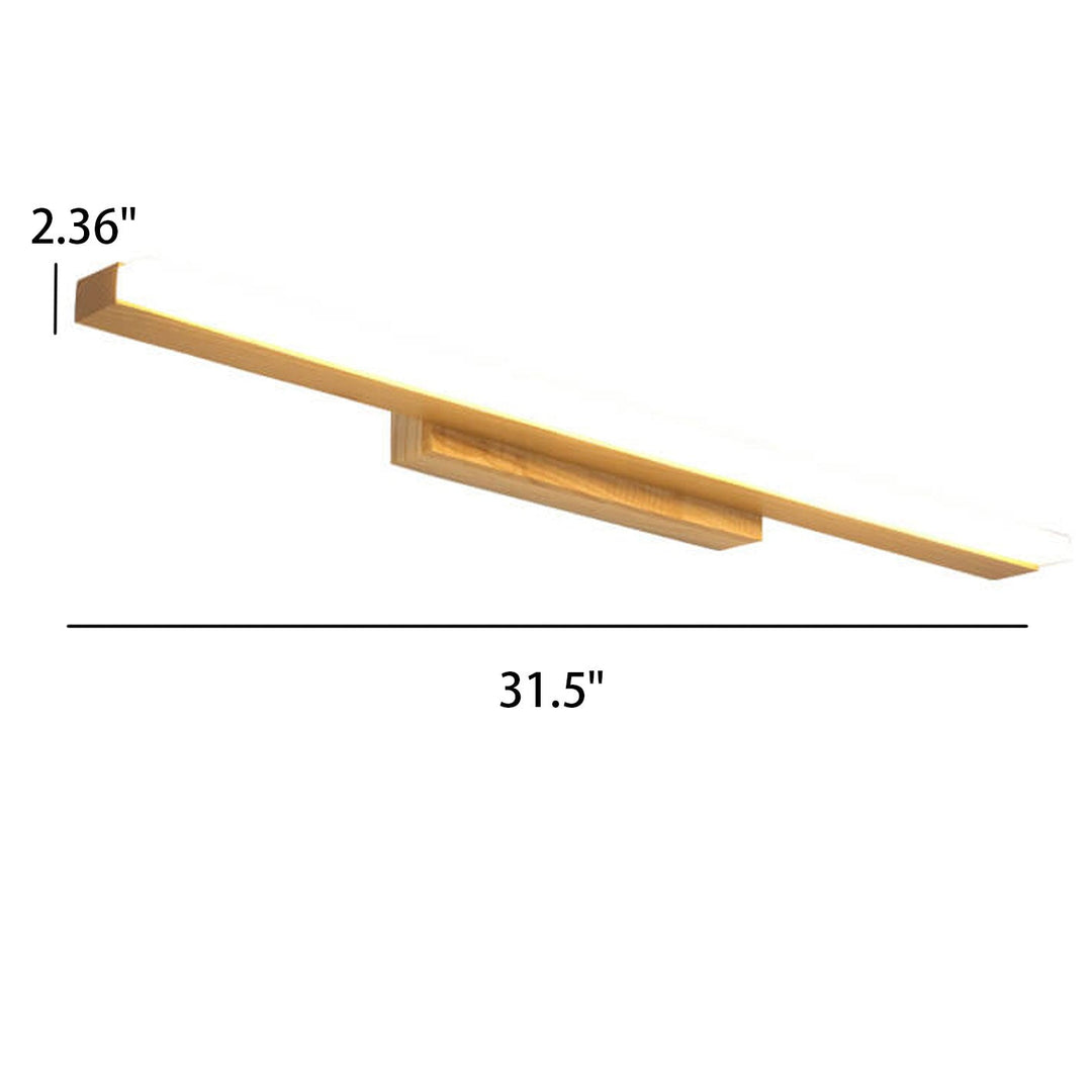 Nordische Minimalistische Log Streifen Eitelkeit Licht LED Wandleuchte 