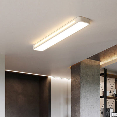 Nordic Minimalist Long LED Flush Mount Ceiling Light