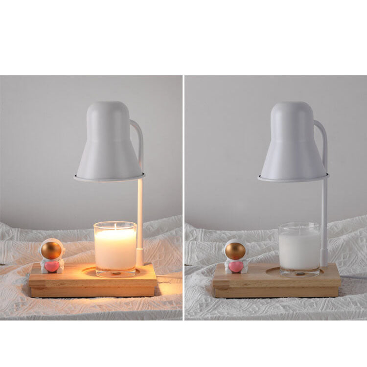 Lampe de table à 2 lumières en cire fondante aromathérapie moderne astronaute 