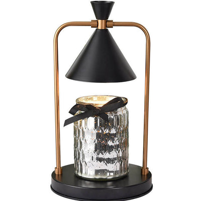 Lampe de table à cire fondue 1 lumière avec abat-jour en métal de luxe européen 