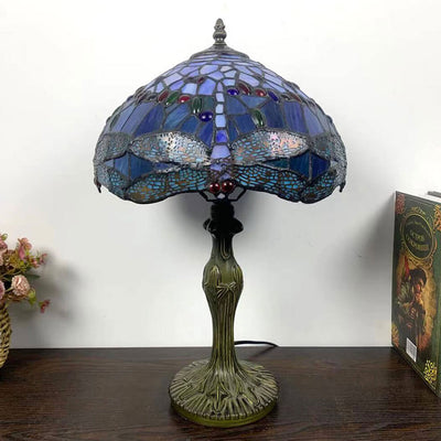 Tiffany Alloy Stained Glass 1-Light Table Lamp