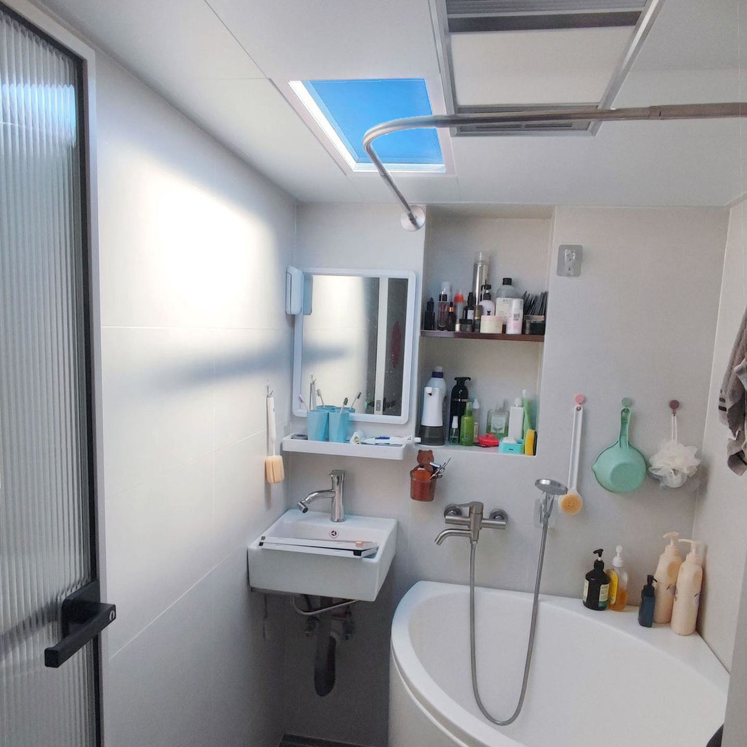 Plafonnier LED encastré bleu ciel moderne minimaliste intelligent en métal pour salon 