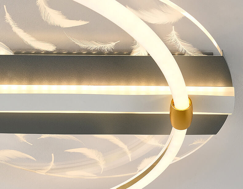 Runde Nordic Creative Multi-Style LED-Einbauleuchte 