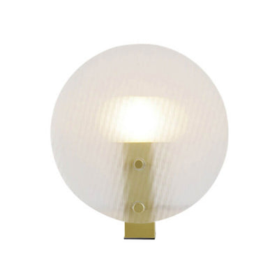 Modern Light Luxury Round Frosted Glass 1-Light Table Lamp