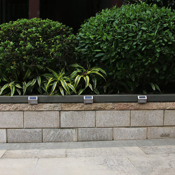 Solar wasserdichtes Stereo-Dreieck-Design LED Outdoor-Gang-Treppenlicht 