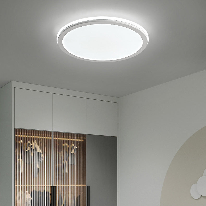 Moderne Kreativkreis Eisen LED Deckenleuchte 