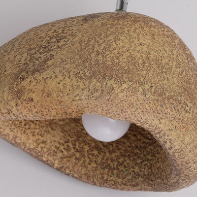 Japanese Wabi-sabi Resin Imitation Stone 1-Light Pendant Light