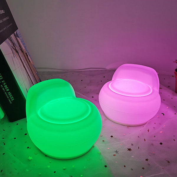 Creative Silicone Sofa Shape Pat LED Night Light Table Lamp
