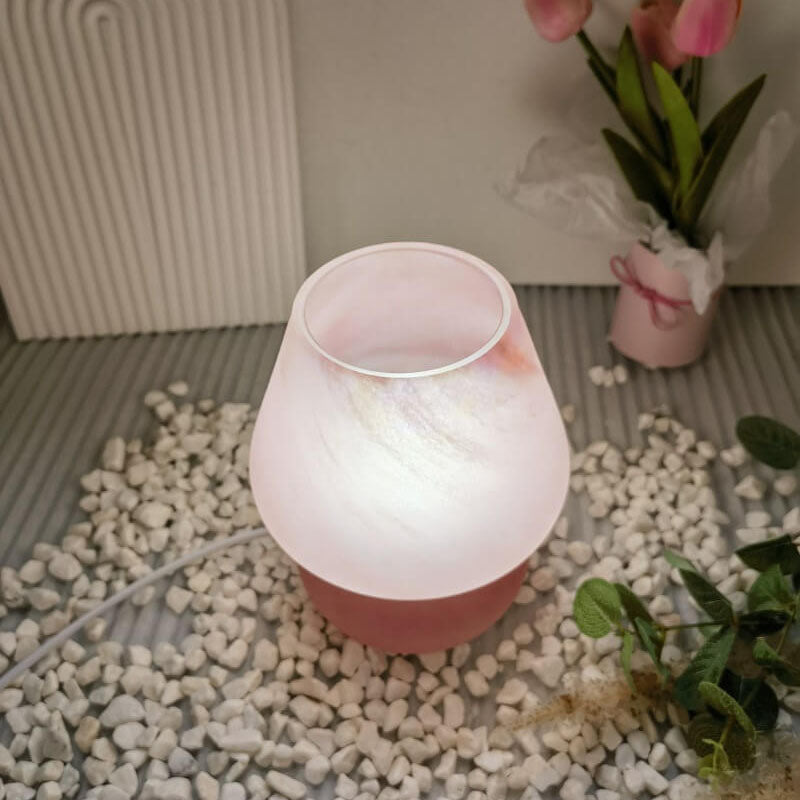 Lámpara de Mesa Decorativa Moderna Minimalista de Vidrio Nube de 1 Luz 