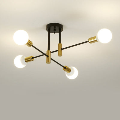 Nordic Minimalist Iron 4/6/8-Light Island Light Chandelier