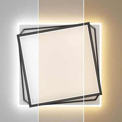 Nordische minimalistische LED-Deckenleuchte mit geometrischer Kunst