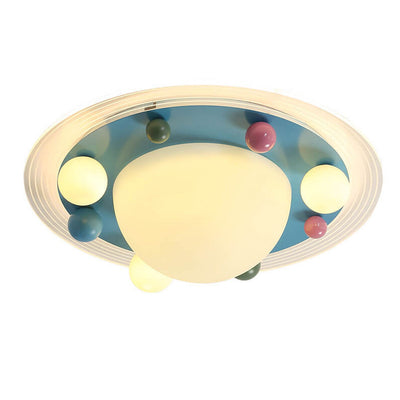 Niedliche Space Planet Macaron Color LED-Deckenleuchte für Kinder 