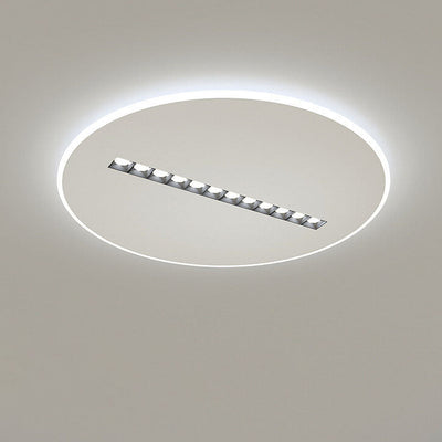 Modern Simple Flat Round Spotlights LED Flush Mount Ceiling Light