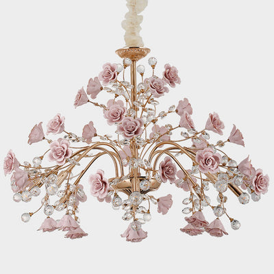 European Court Style Light Luxury Crystal 3/6/8-Light Island Light Chandelier