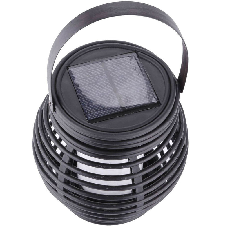 Solar Outdoor Flame Cage LED Waterproof Garden Decorative Light