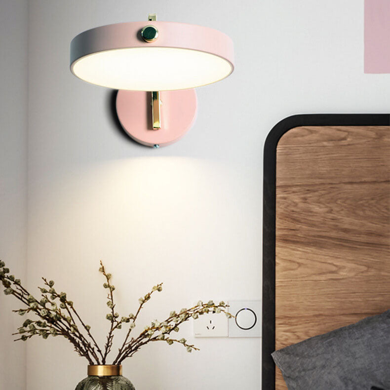 Modern Light Luxury Nordic Pie-shaped LED Wall Sconce Lamp