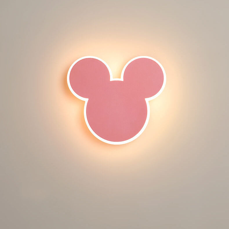 مصباح حائط LED على شكل فأر وأرنب كرتوني إبداعي 